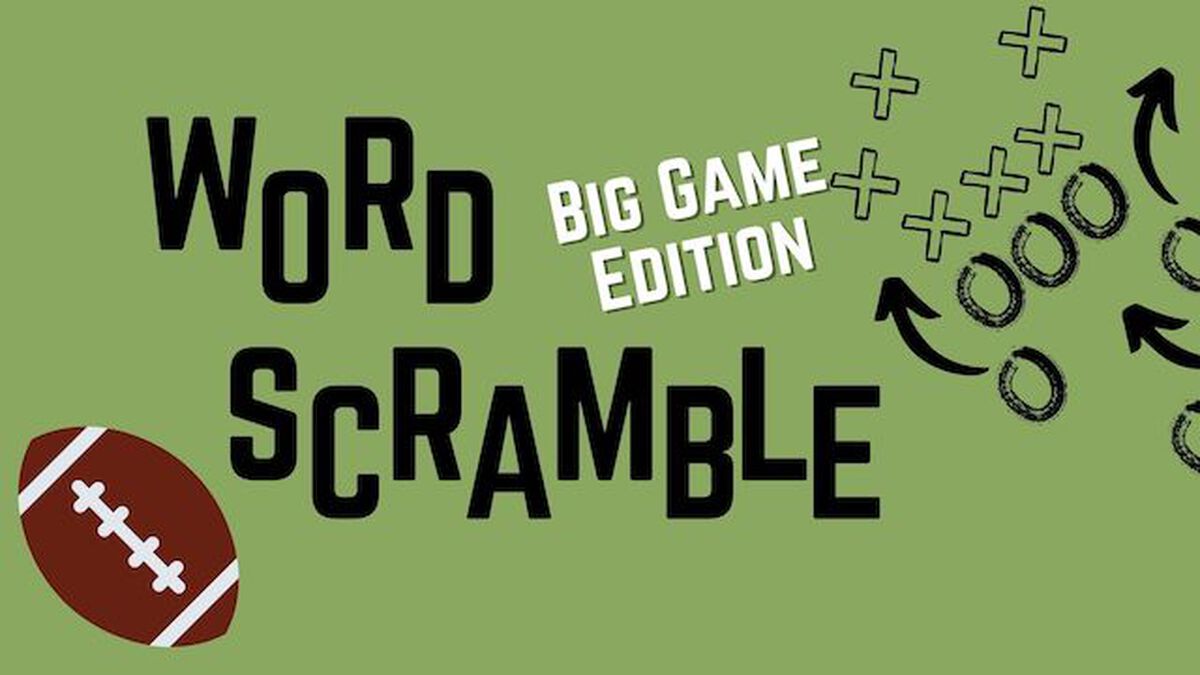Word Scramble - Big Game Edition image number null